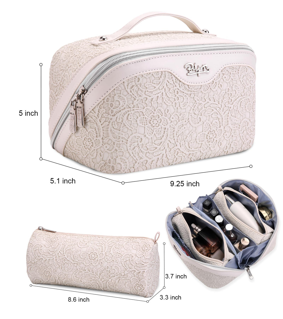 BOYATU makeup bag in elegant gift box with greeting card