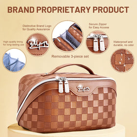 BOYATU travel makeup bag in elegant gift box