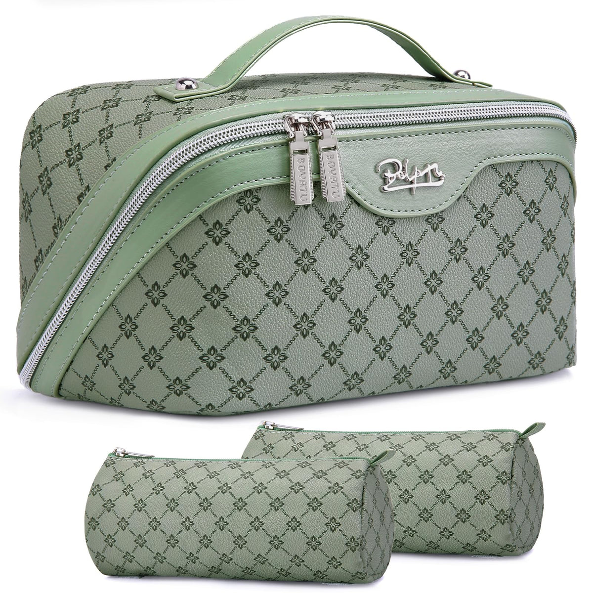 BOYATU Travel Makeup Bag large capacity front view