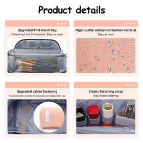 BOYATU Travel Makeup Bag set beautifully packaged in a gift box