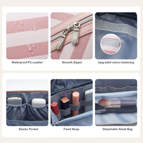 BOYATU Travel Makeup Bag Set elegant gift box packaging