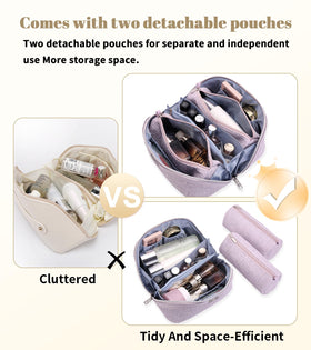 BOYATU Travel Makeup Bags Set beautifully packaged in a gift box