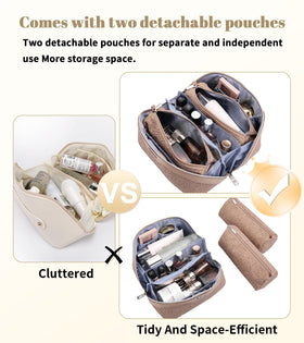 BOYATU Travel Makeup Bags Set in an elegant gift box