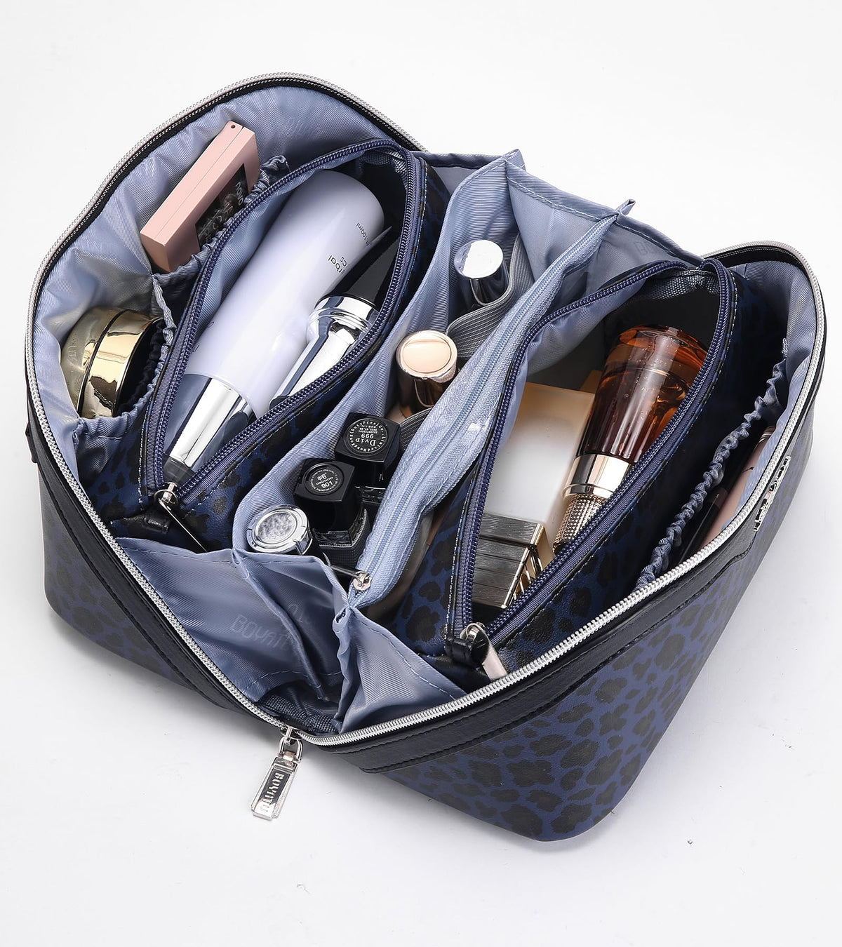 BOYATU Travel Makeup Bags Set on a bathroom counter