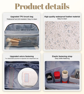 BOYATU waterproof makeup organiser bag in use outdoors