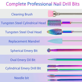 BQAN nail drill bits set packaging front view