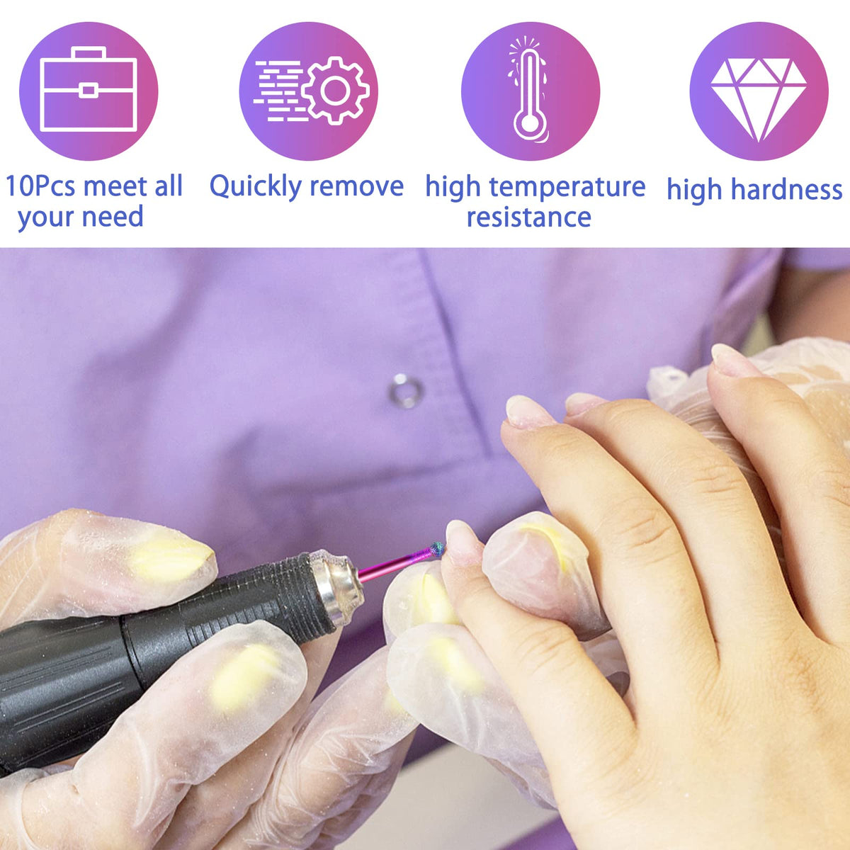 BQAN sanding bands in assorted sizes and colours