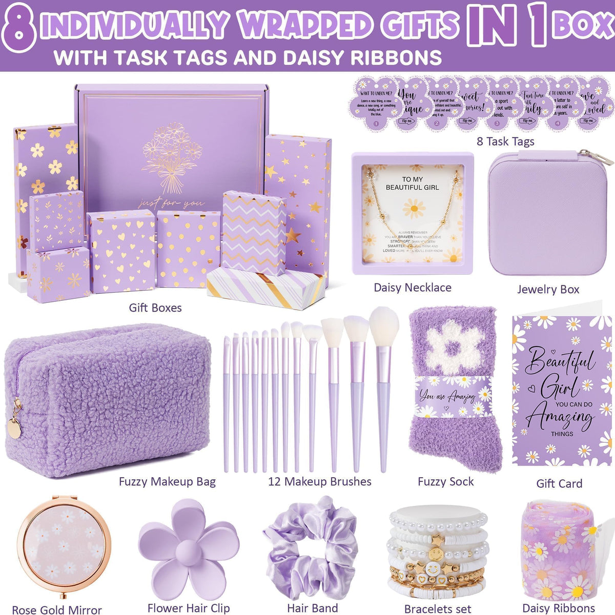 Bracelets set from Qinline gift set for teenage girls
