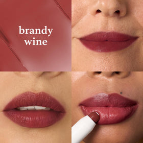 Brandy Wine shade of Julep Tinted Lip Balm close-up
