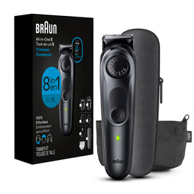 Braun All-in-One Style Kit 5471 in use for beard grooming