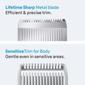 Braun All-in-One Trimmer with SensitiveTrim comb for body