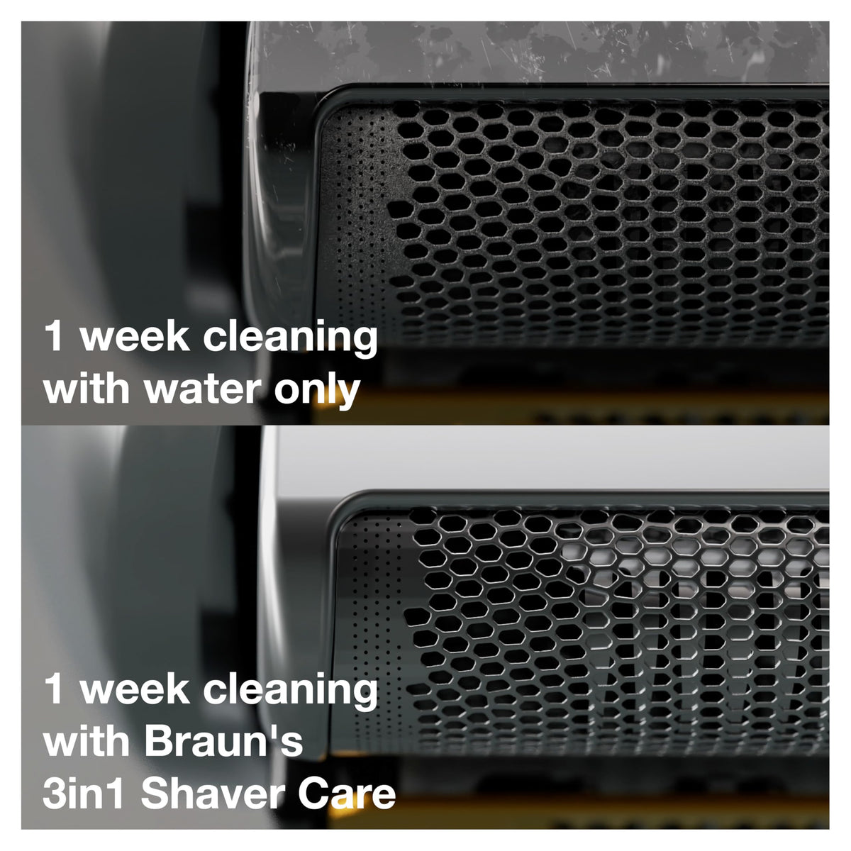 Braun Clean & Renew Cartridge showing lemon-fresh formula