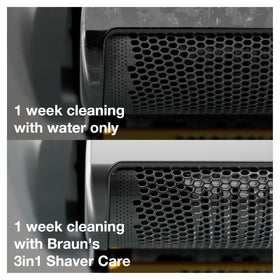 Braun Clean & Renew Cartridge showing lemon-fresh formula