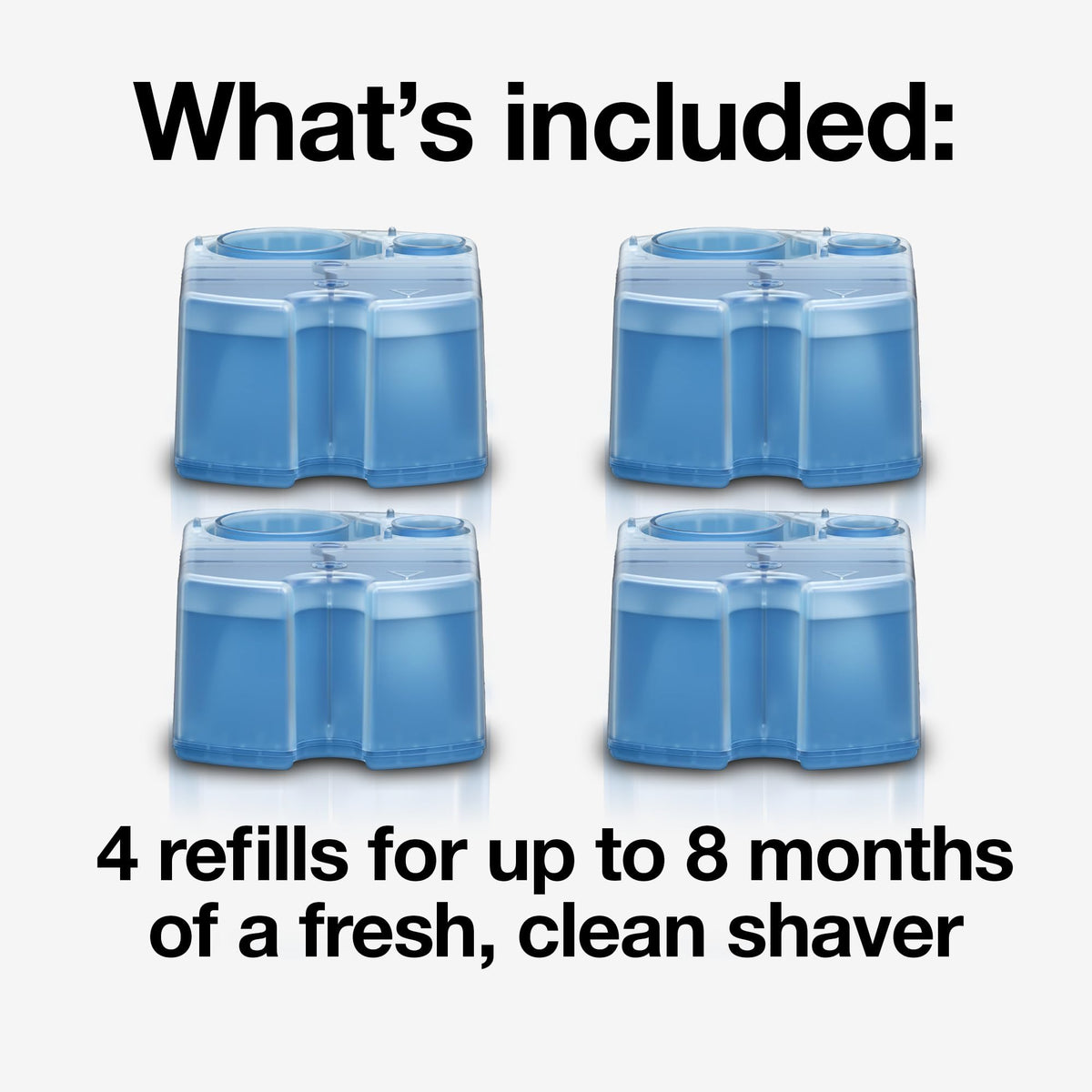 Braun Clean & Renew Refill Cartridges CCR side view with packaging