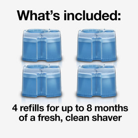 Braun Clean & Renew Refill Cartridges CCR side view with packaging