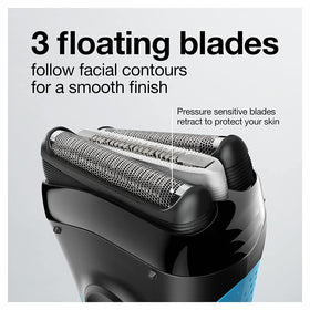 Braun Electric Series 3 Razor with protective cap