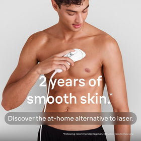 Braun laser hair removal device with Venus Extra Smooth Swirl razor