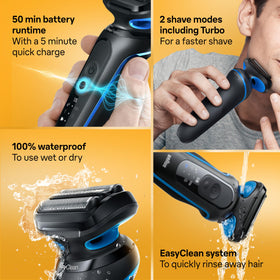 Braun Series 5 5120s electric shaver with beard trimmer attachment