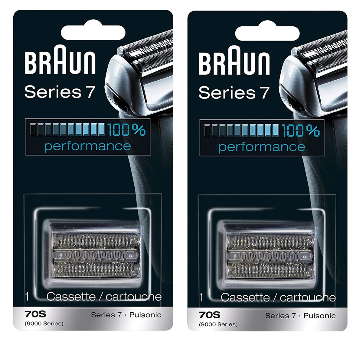 Braun Series 7 70S replacement cassette in hand