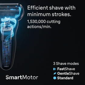 Braun Series 7 7120s electric shaver with battery indicator