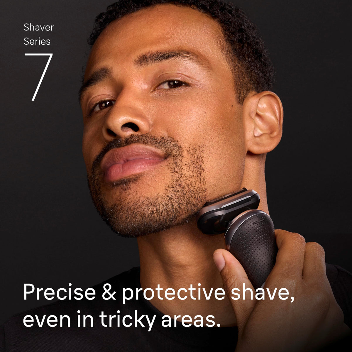 Braun Series 7 7177cc electric shaver accessories including pouch