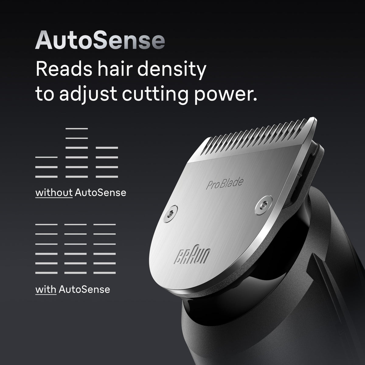 Braun Series 7 7440 beard and hair combs