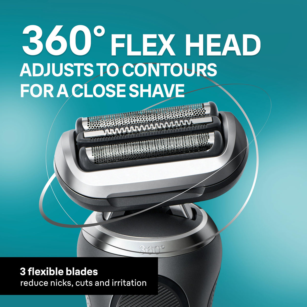 Braun Series 7 Electric Shaver Smart Motor feature display