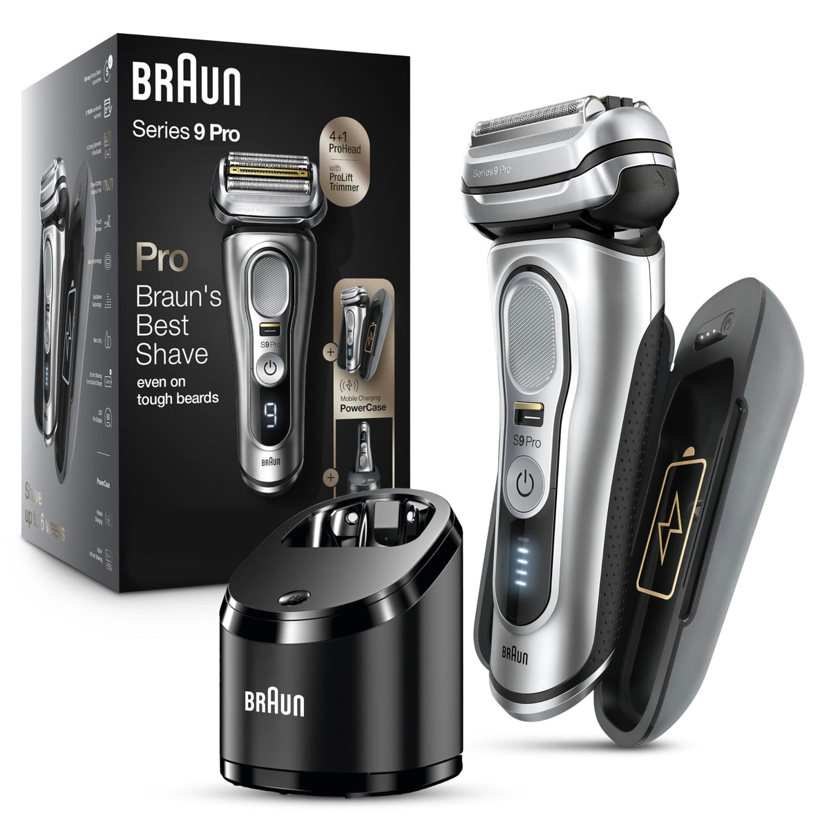 Braun Series 9 Pro 9477cc Electric Razor front view