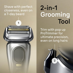Braun Series 9 Pro 9477cc Electric Razor side view