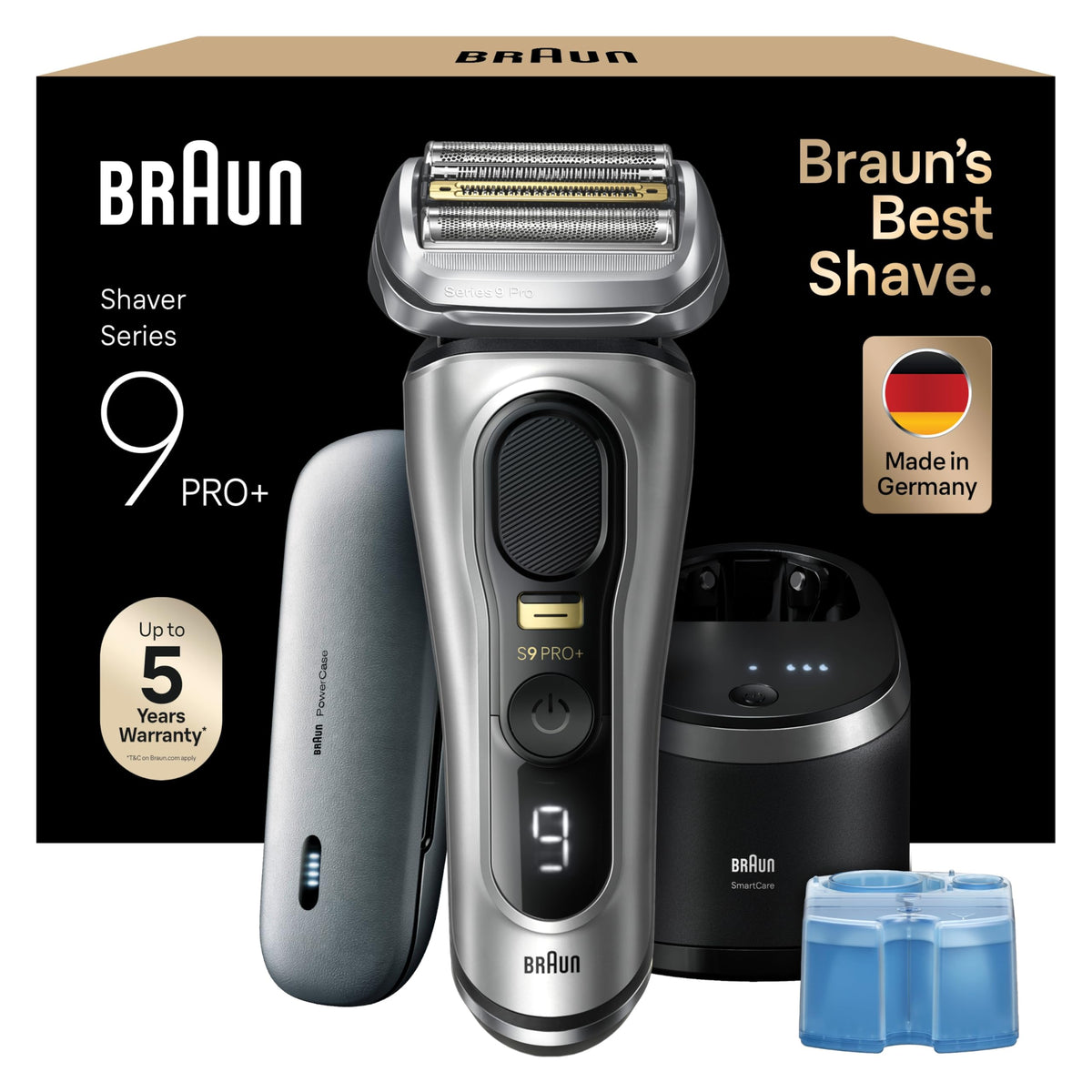 Braun Series 9 PRO+ 9577cc Electric Razor front view