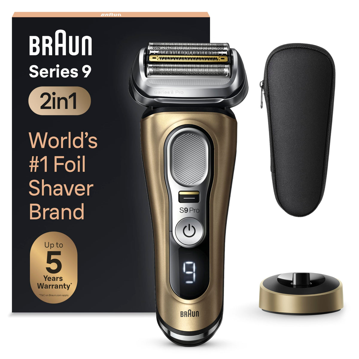 Braun Series 9 Pro Electric Shaver front view
