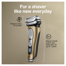 Braun Series 9 Pro Electric Shaver with accessories