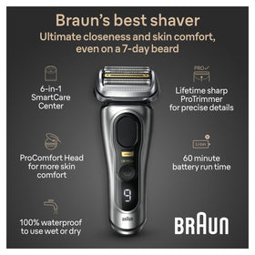 Braun Series 9 PRO Electric Shaver with SmartCare Center for cleaning and charging
