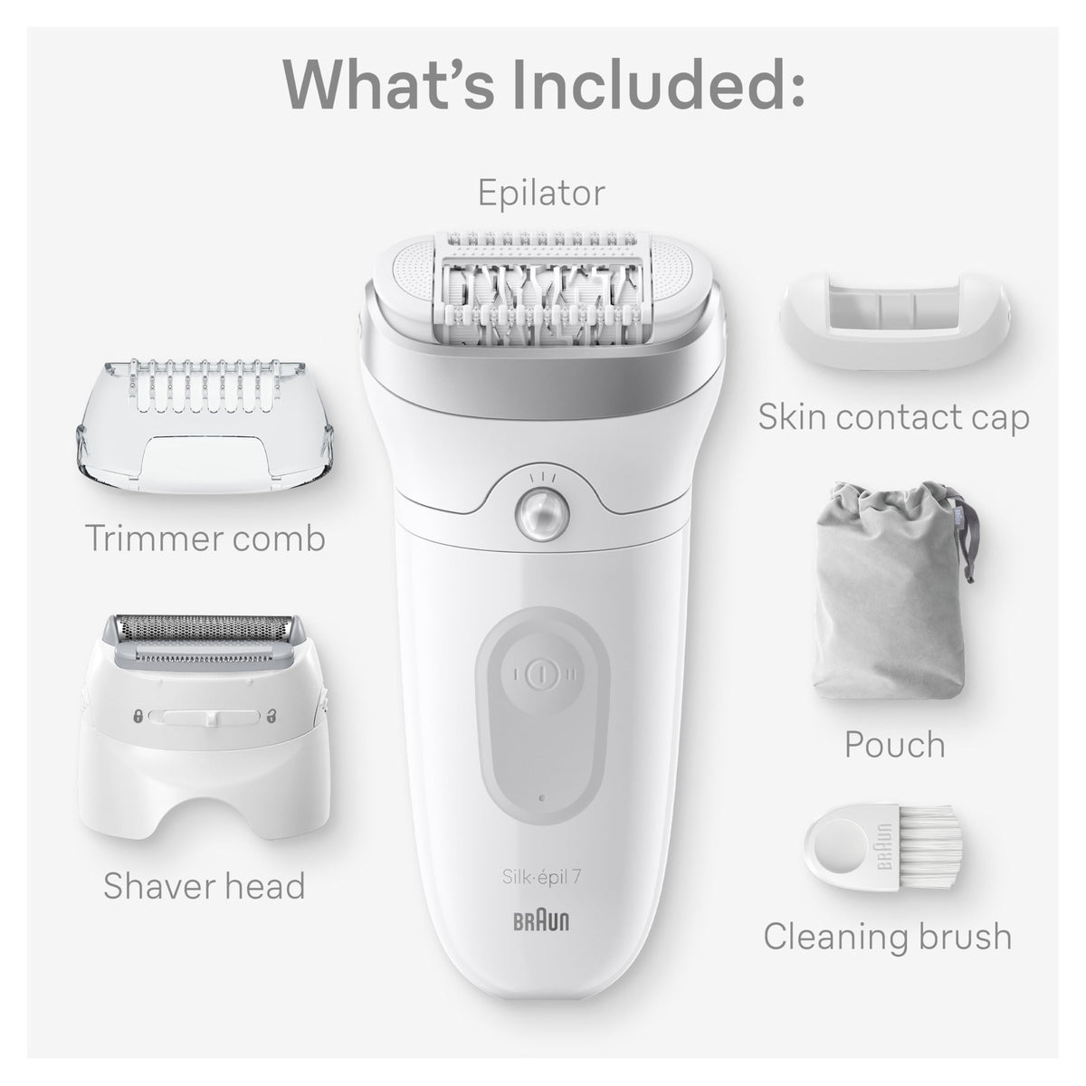 Braun Silk-épil 7 SE7-041 epilator wide head close-up