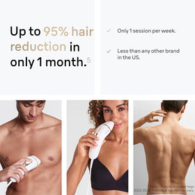 Braun Silk·Expert Pro 5 showing skin tone sensor
