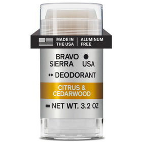 Bravo Sierra Aluminium-Free Men's Deodorant Citrus & Cedarwood front view