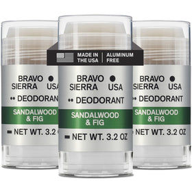 Bravo Sierra Aluminum-Free Men's Deodorant 3-Pack front view