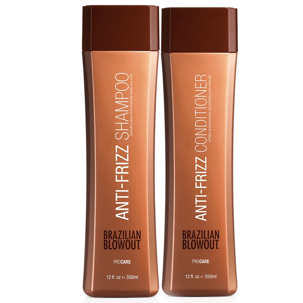 BRAZILIAN BLOWOUT Anti-Frizz Shampoo & Conditioner Set front view