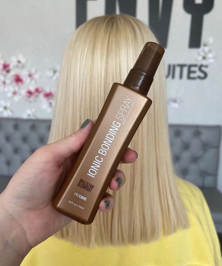 BRAZILIAN BLOWOUT Ionic Bonding Spray packaging close-up