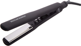 BRAZILIAN BLOWOUT Titanium Flat Iron showing the heat settings