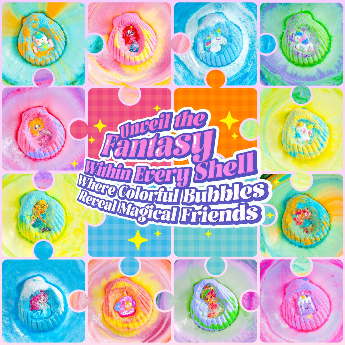 BreezeDream Shell Bath Bombs beautifully packaged for gifting