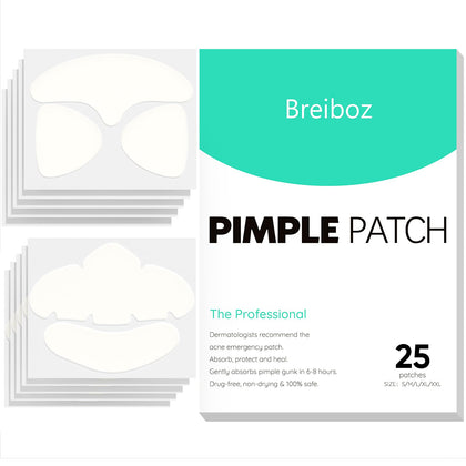 Breiboz Full Face Pimple Patches 5 Pack front view
