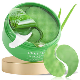 BREYLEE Aloe Vera Eye Masks 60 Pcs packaging front view