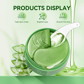 BREYLEE Aloe Vera Eye Masks in a beauty setting