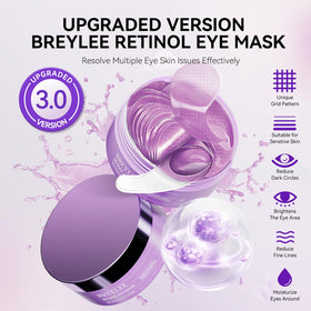 BREYLEE Retinol Eye Mask application on a model