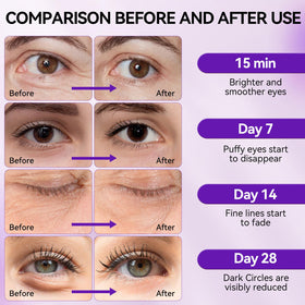 BREYLEE Retinol Eye Mask being used at a desk