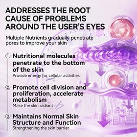 BREYLEE Retinol Eye Mask texture on skin