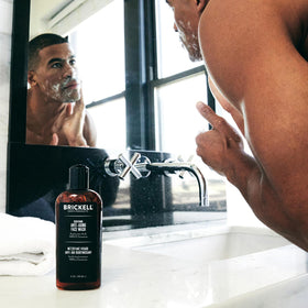 Brickell Men's Anti-Aging Face Wash 4oz side view