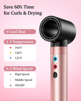 Brightup Hot Air Styler in padded travel bag