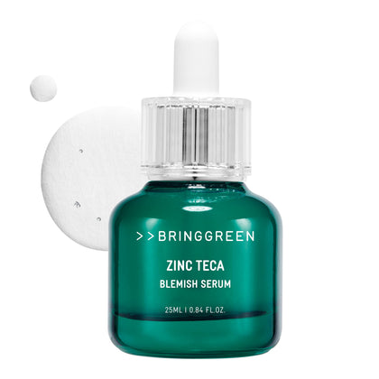 BRING GREEN Zinc Teca Serum front view with packaging